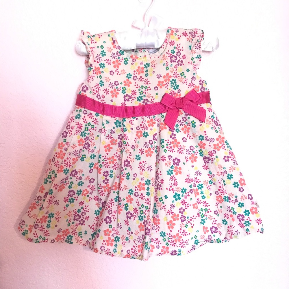 Cuddle Bear Collection Floral Pink Dress 9M 6-9M
